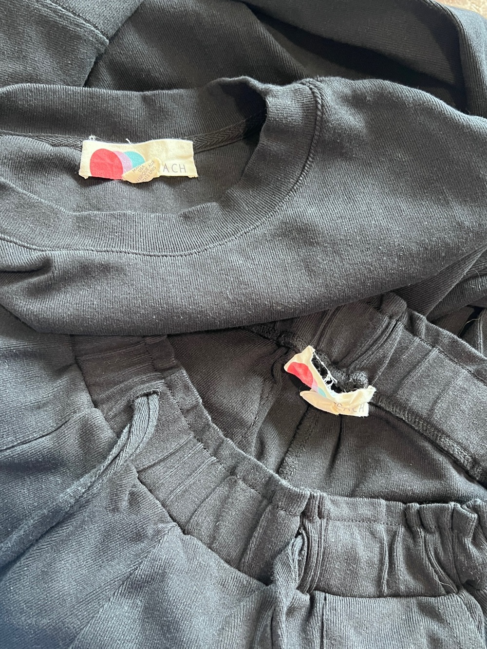 Free People Beach Monterey Jogger Sweat Set size Small black - Picture 4 of 4